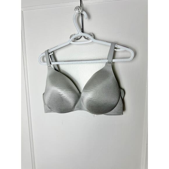 Cacique Lightly Lined Balconette Bra Size 38 DDD Gray Supportive Underwire - Picture 1 of 7